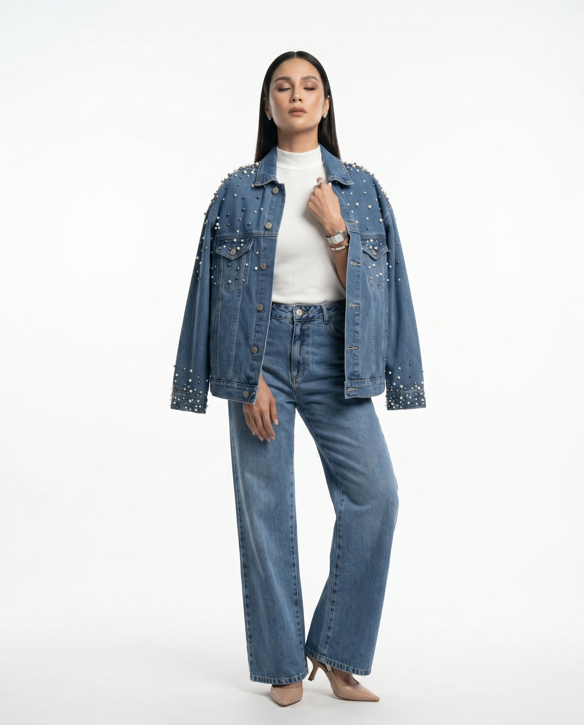 Jaqueta Jeans Mamo