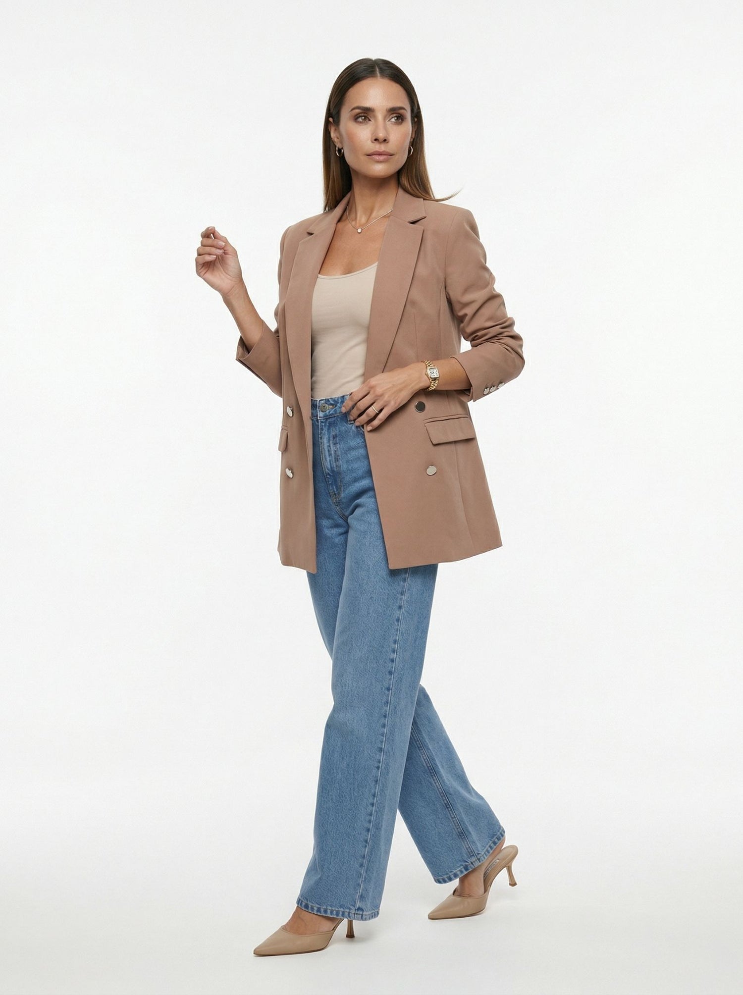 Blazer Max (4 botões) - Mocha Mousse
