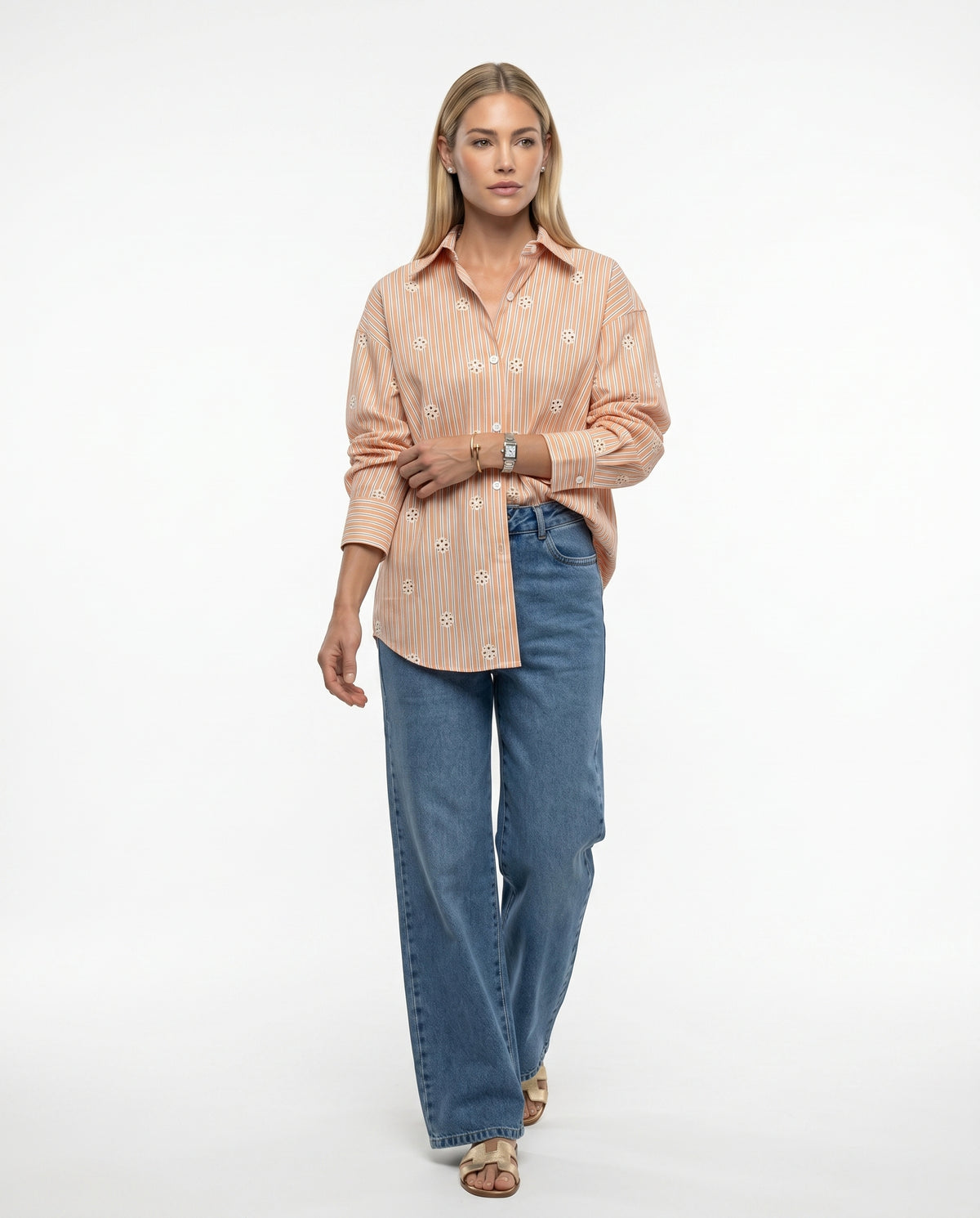 Camisa Pétala - Laranja