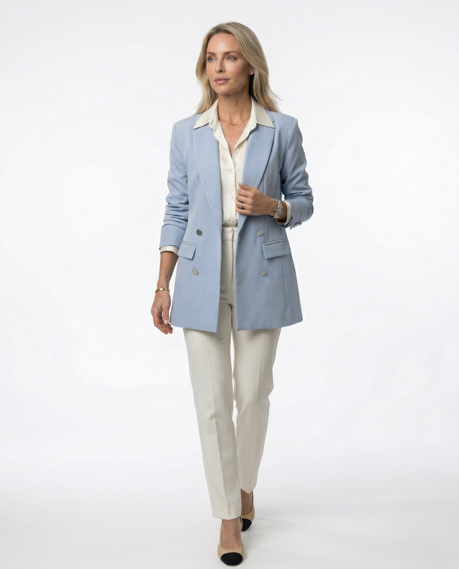 Blazer Max (4 botões) - Azul