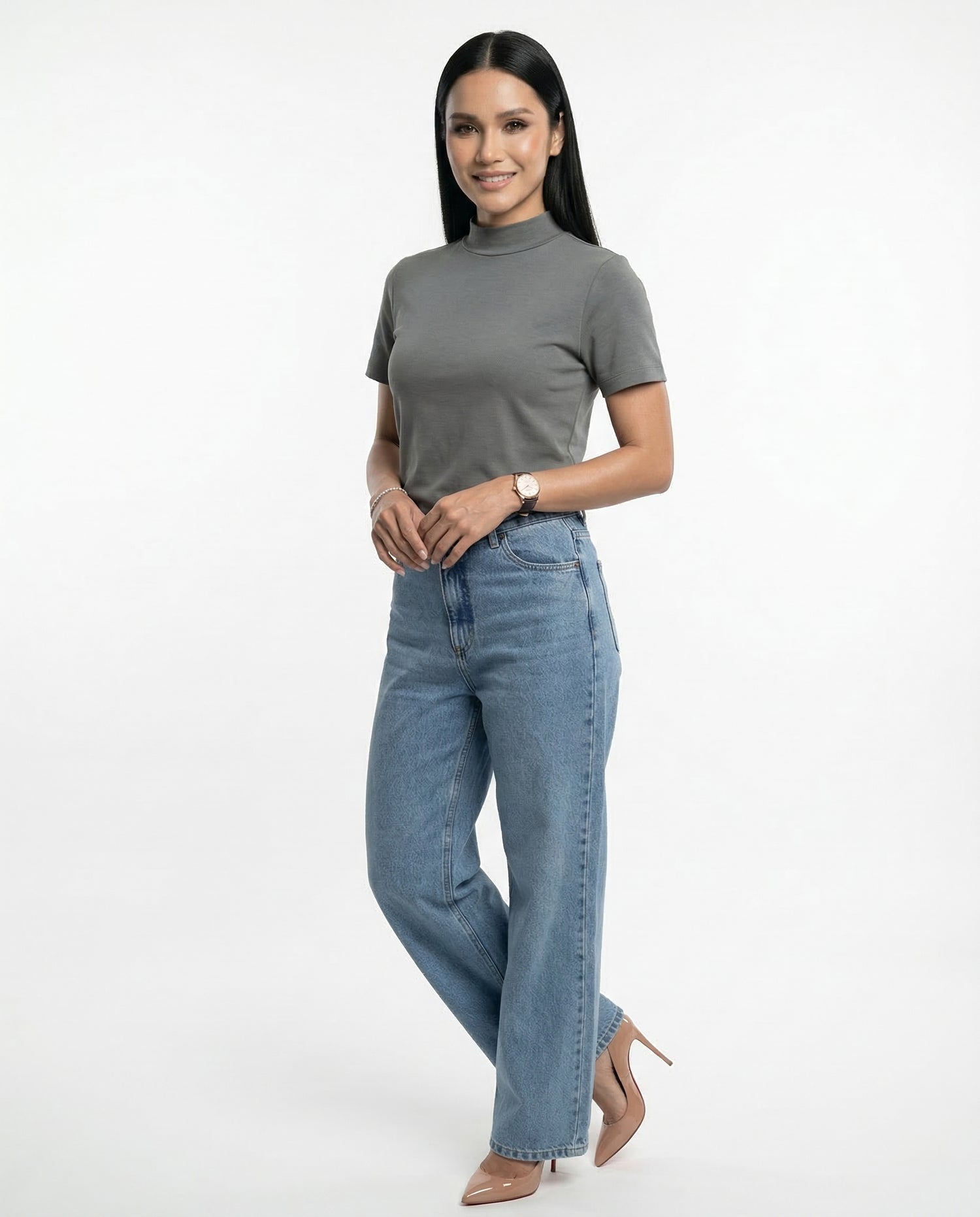 T-Shirt Megan - Cinza