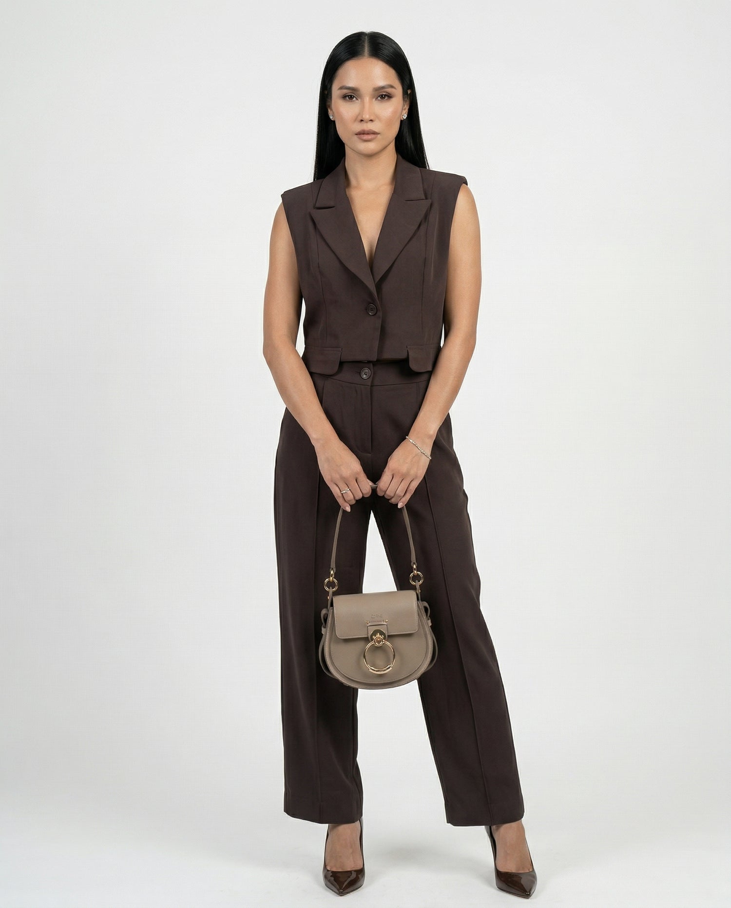 Conjunto Glenda - Marrom
