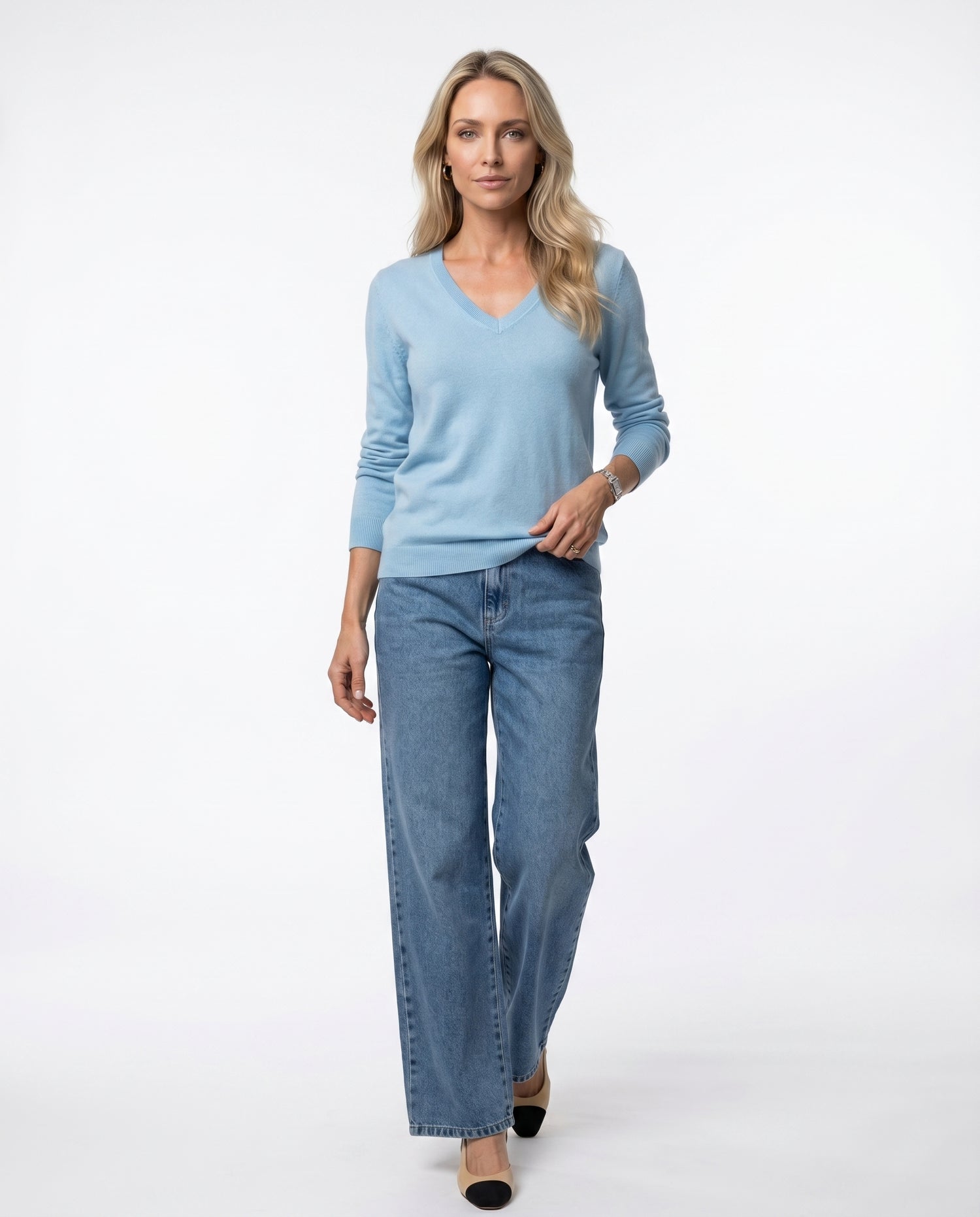 Tricot Laeny - Azul Claro