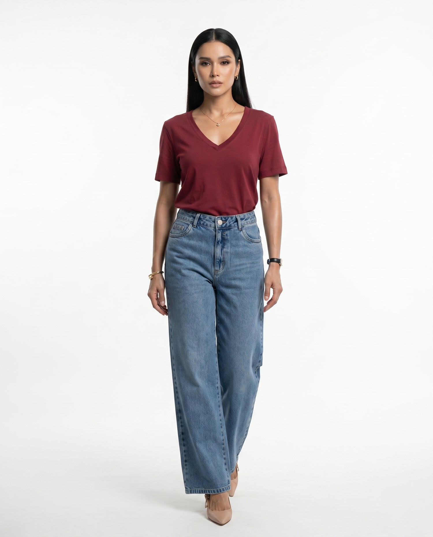 Camiseta Lais - Vinho
