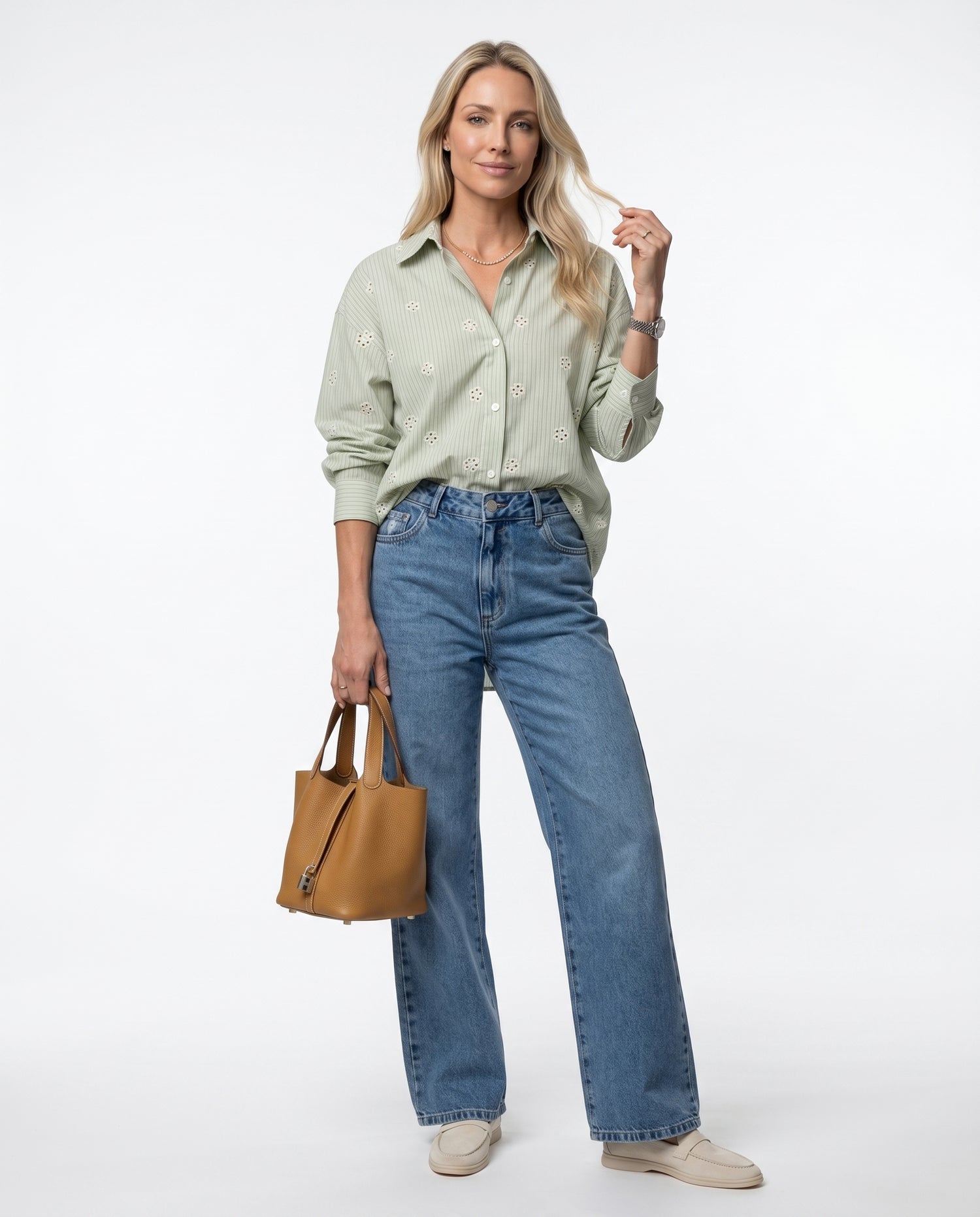 Camisa Pétala - Verde