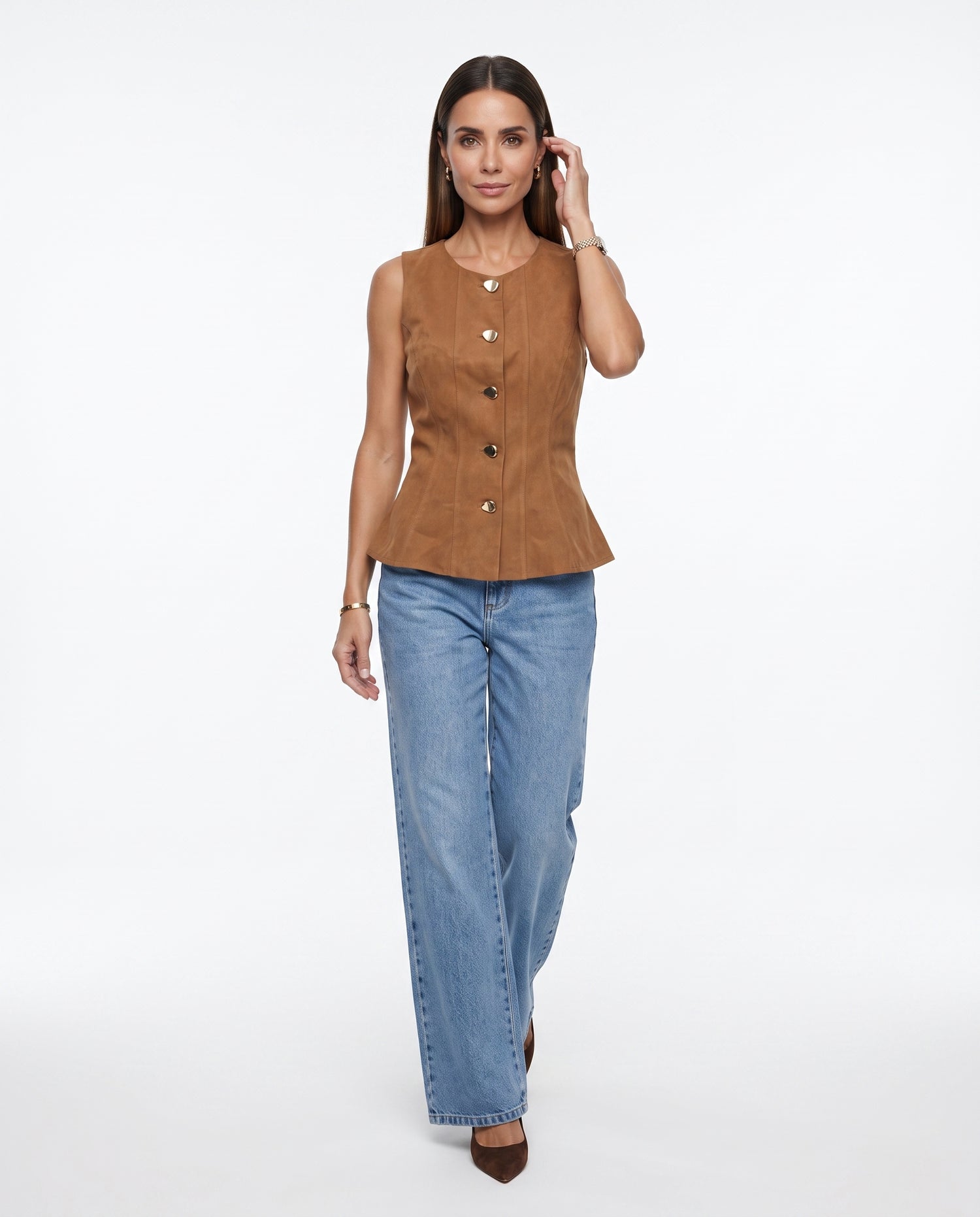 Blusa Melanie - Marrom