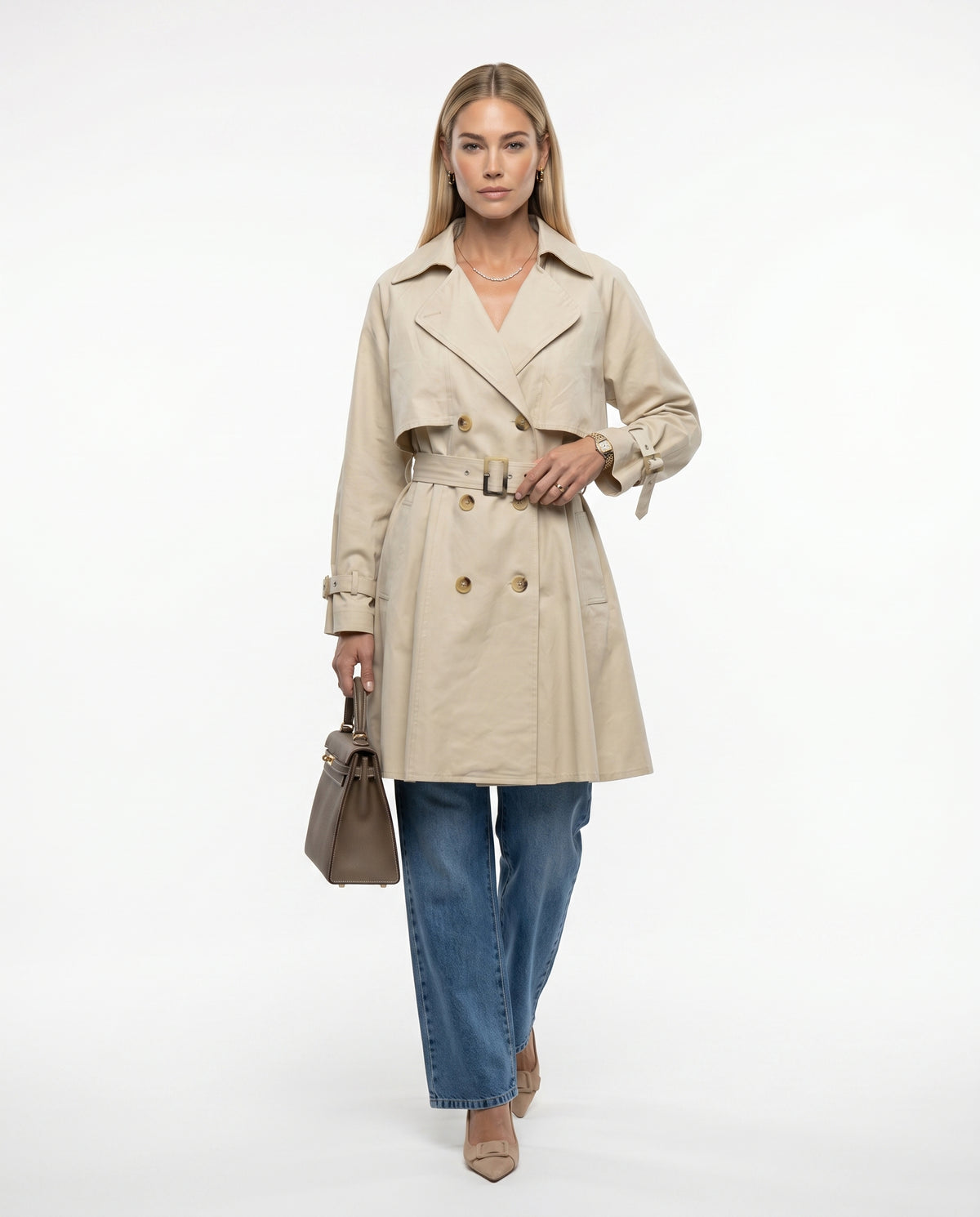 Casaco Trench Coat - Bege