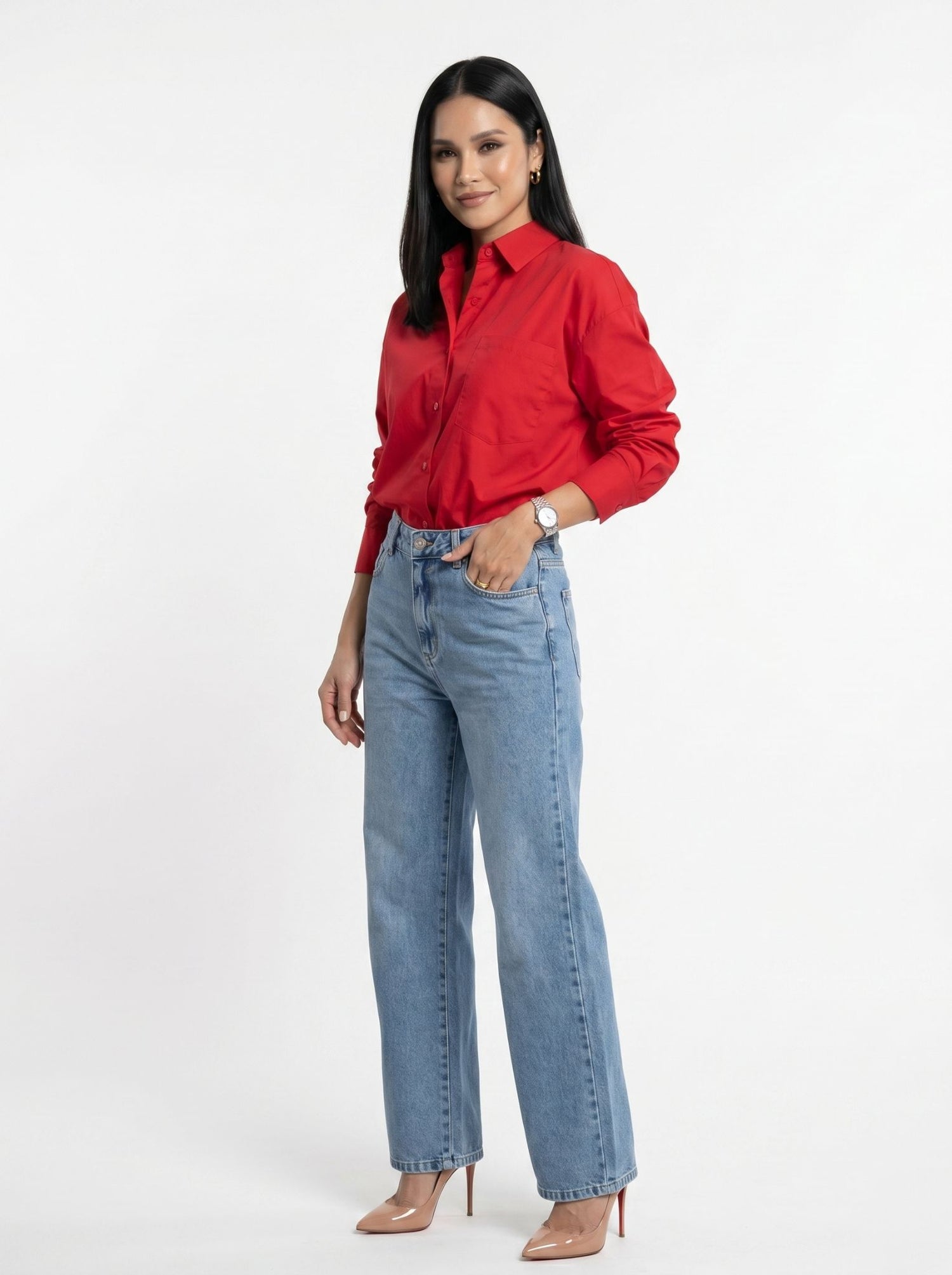 Camisa Over Lisa - Vermelho