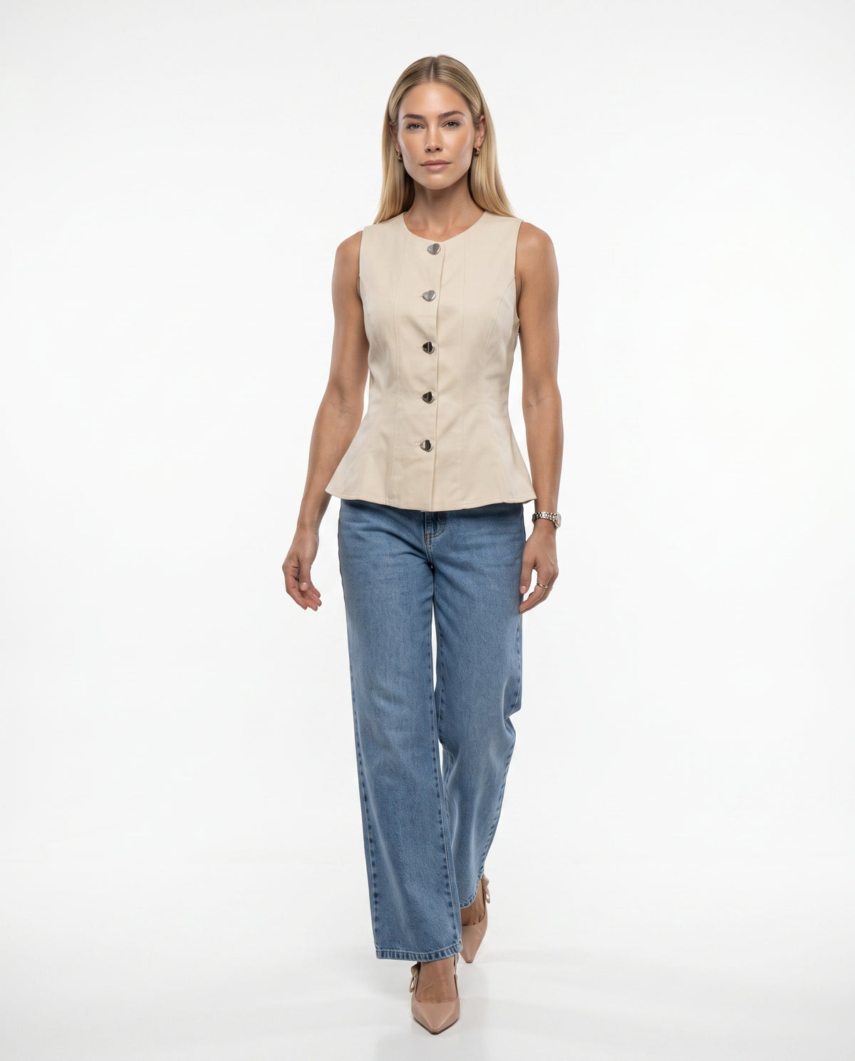Blusa Melanie - Areia