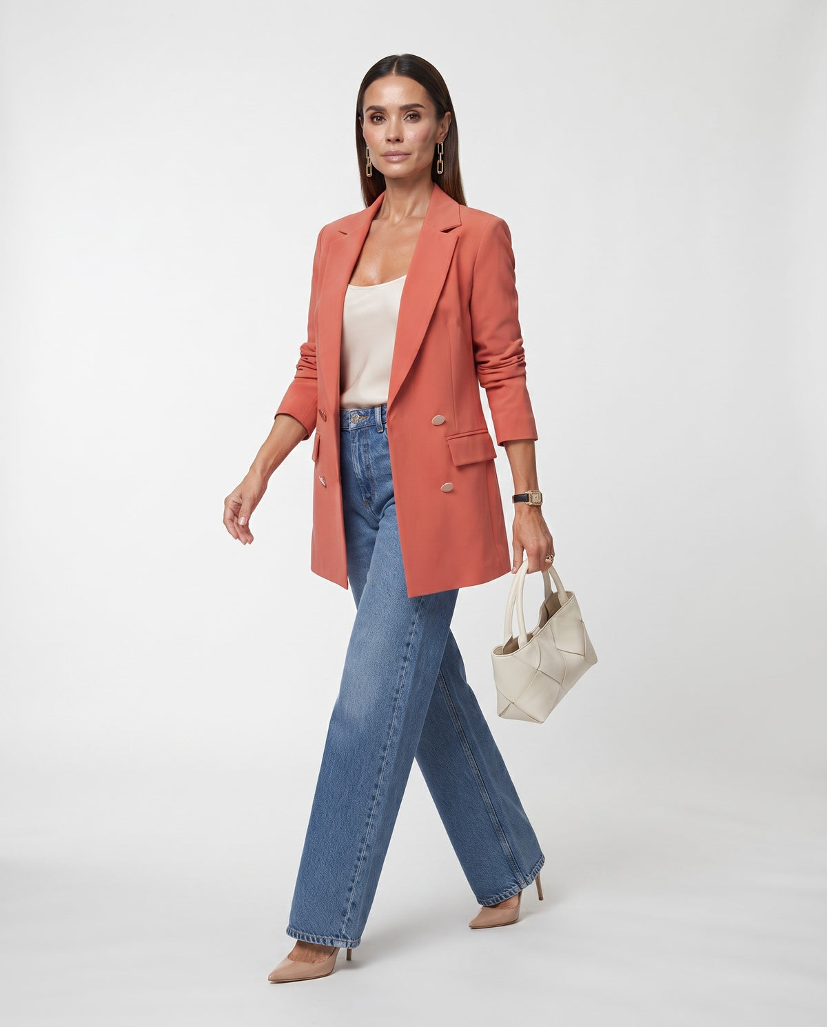 Blazer Max (4 botões) - Goiaba