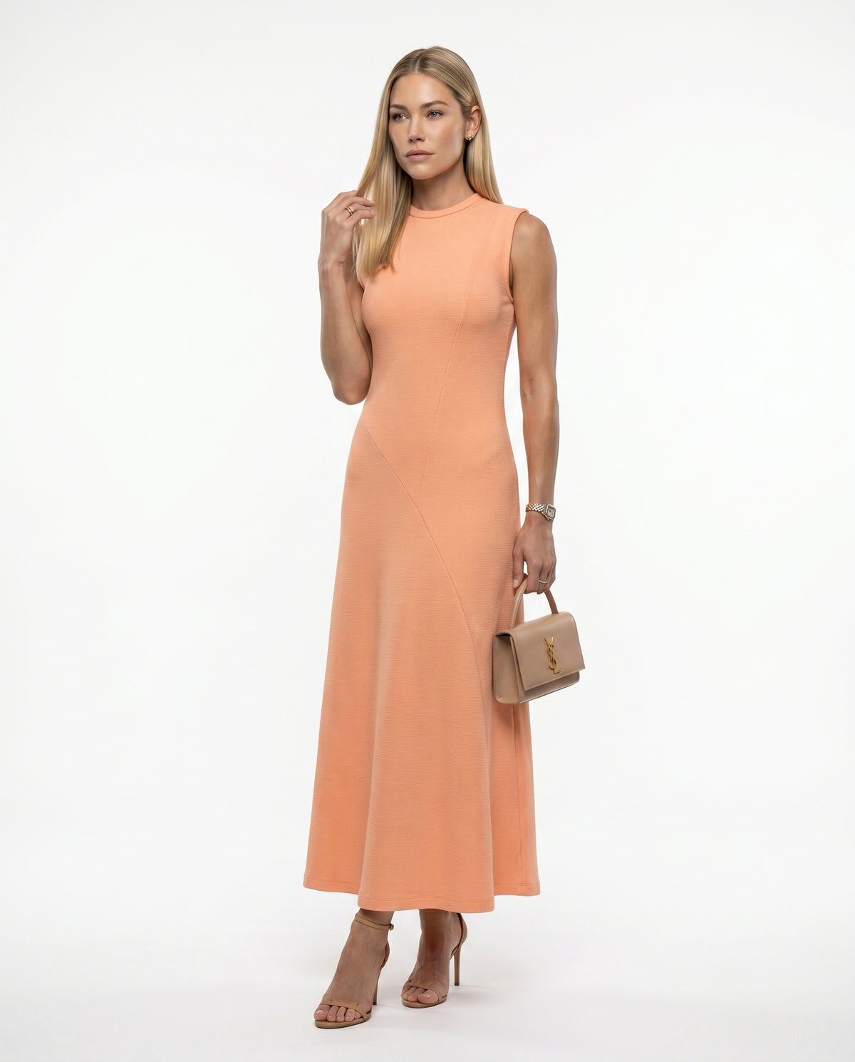Vestido Lívia - Pêssego