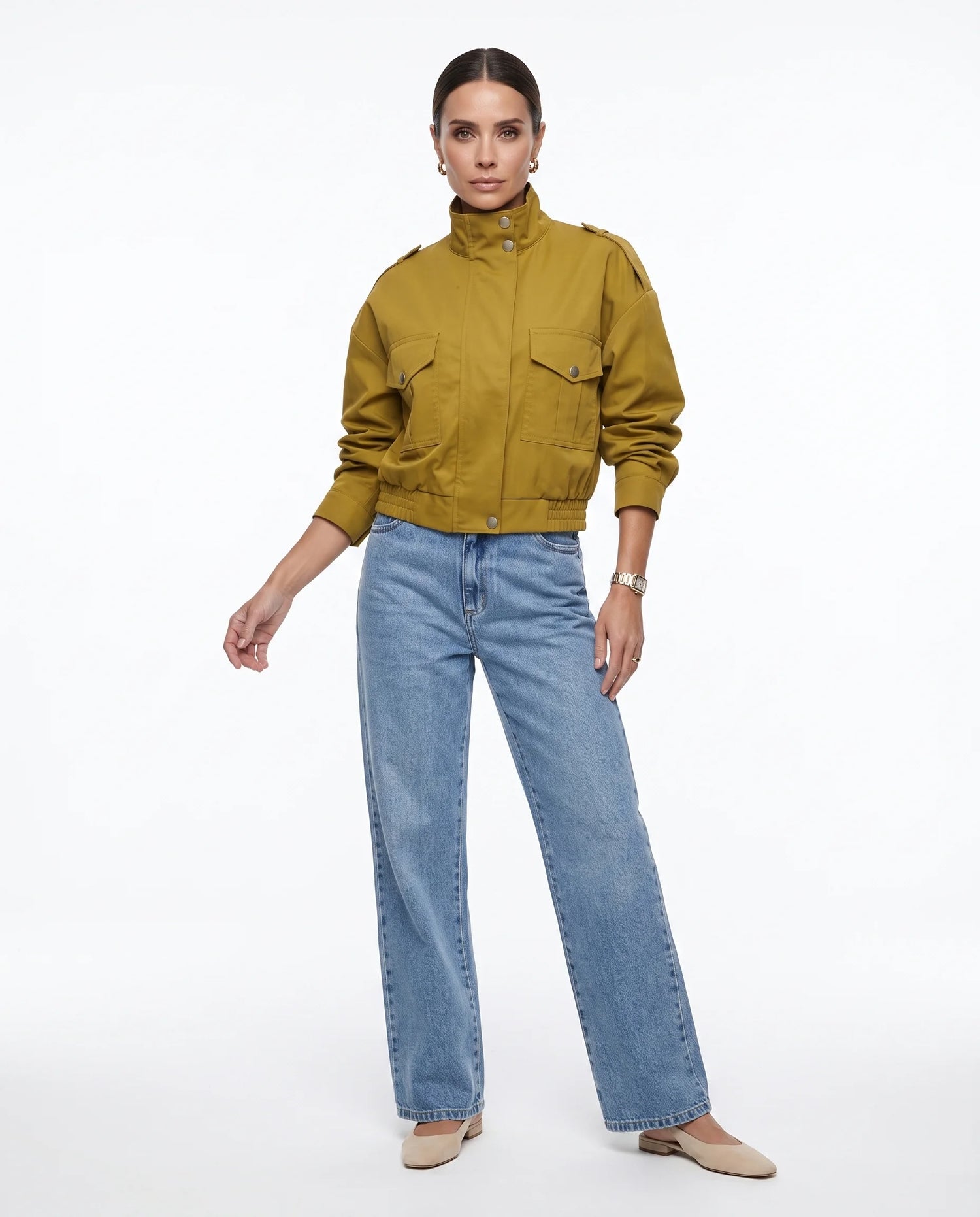 Jaqueta Bomber Duda Golden