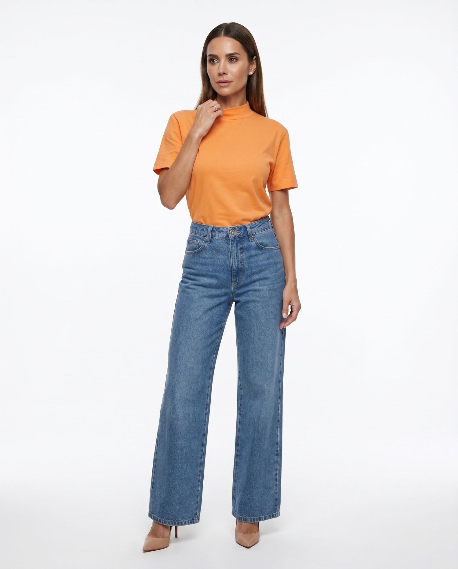 T-shirt Megan - Laranja