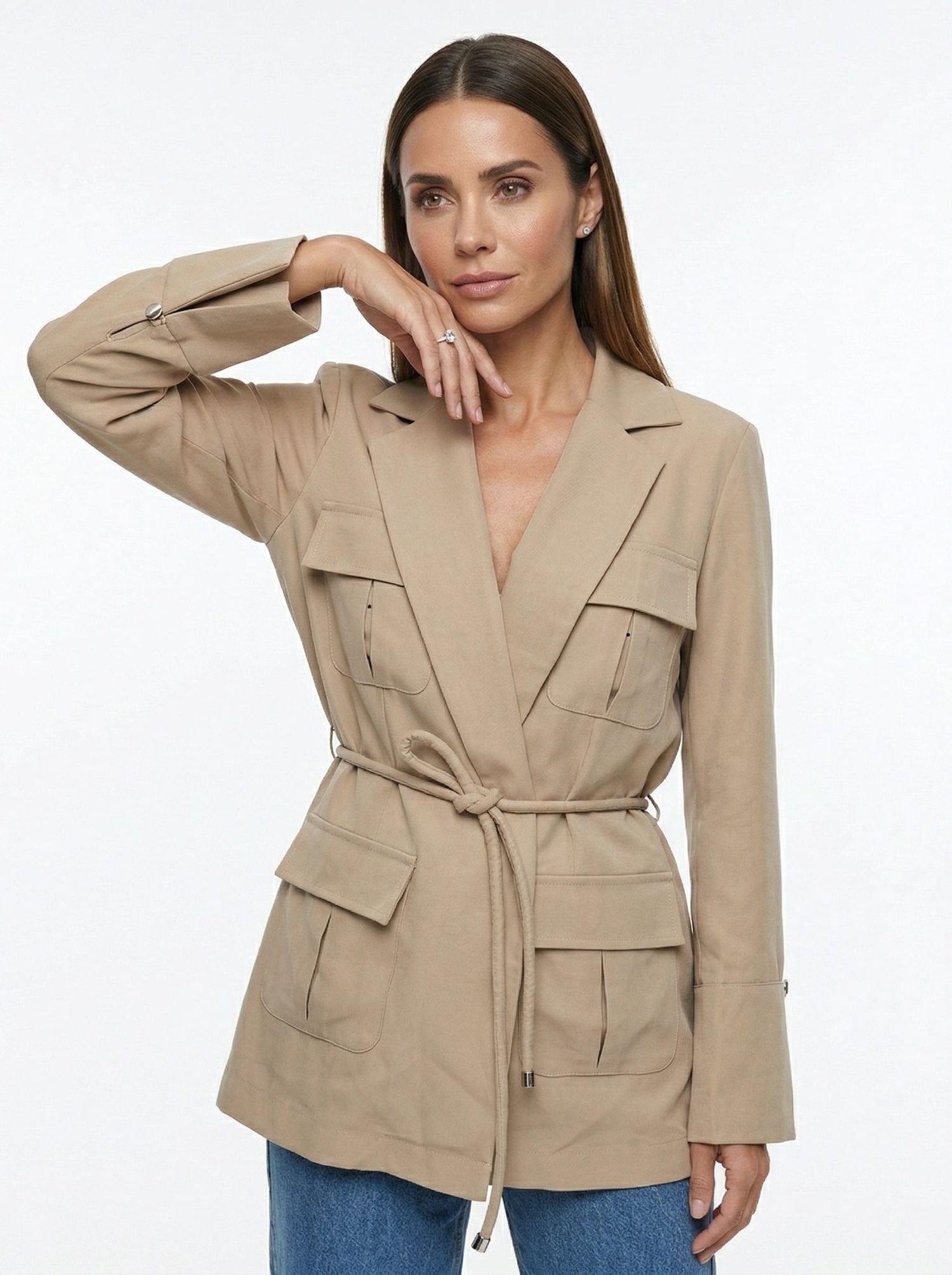 Blazer Lorena - Bege