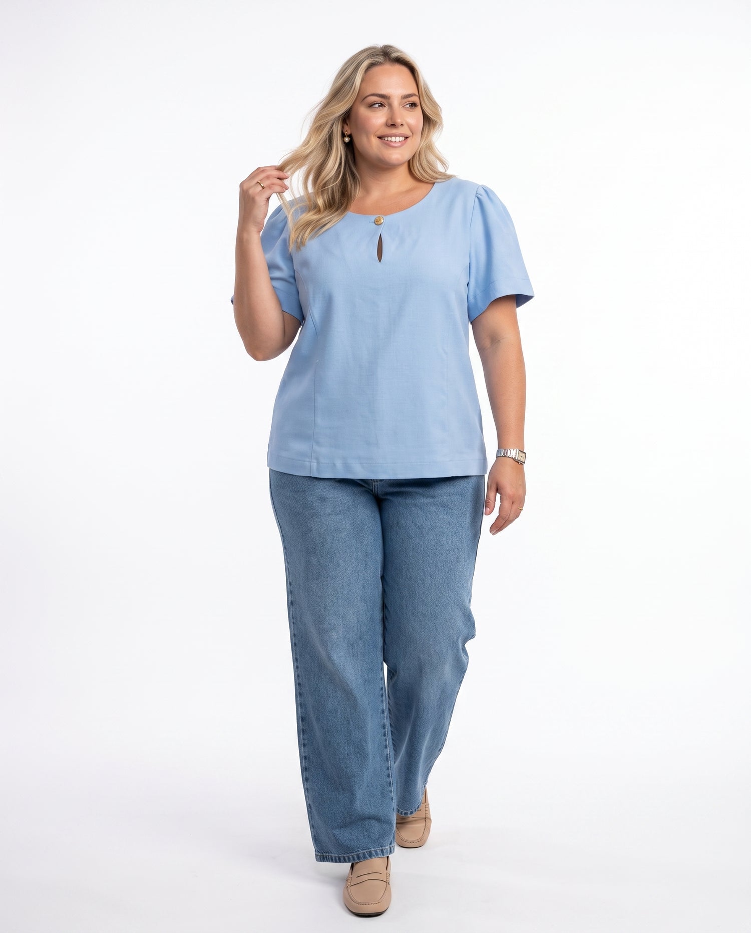 Blusa Princesa - Azul