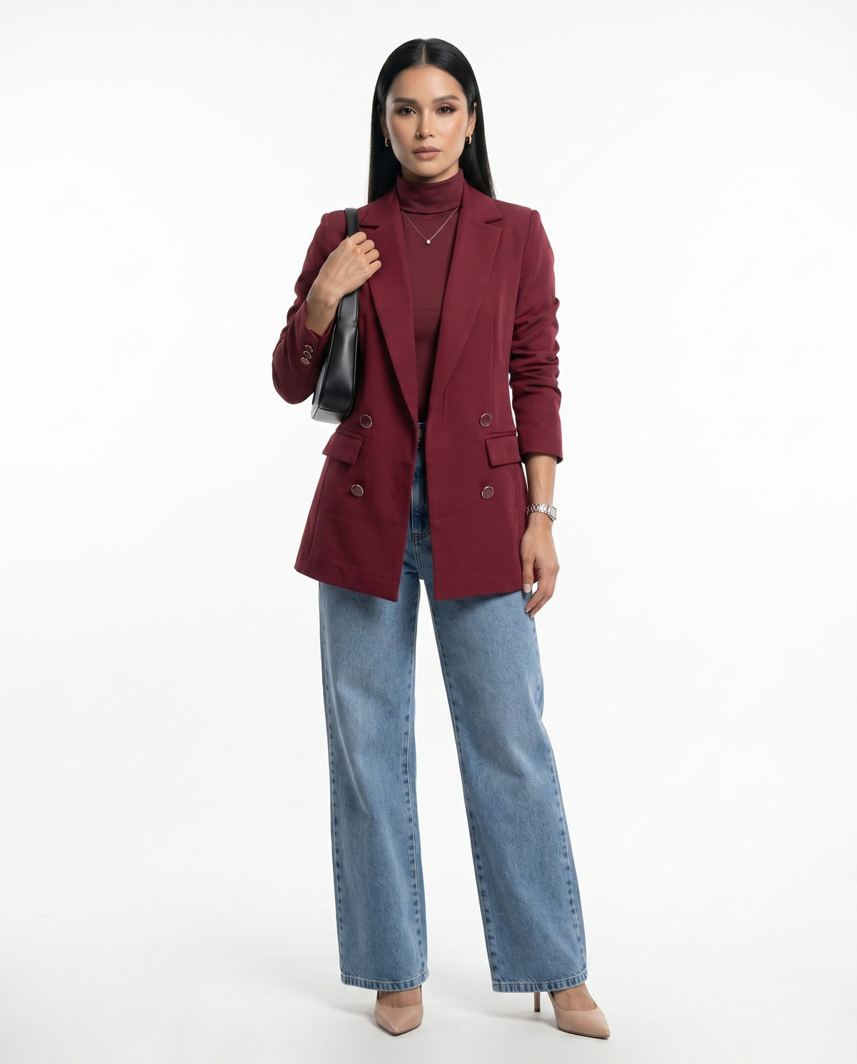Blazer Max (4 botões) - Marsala