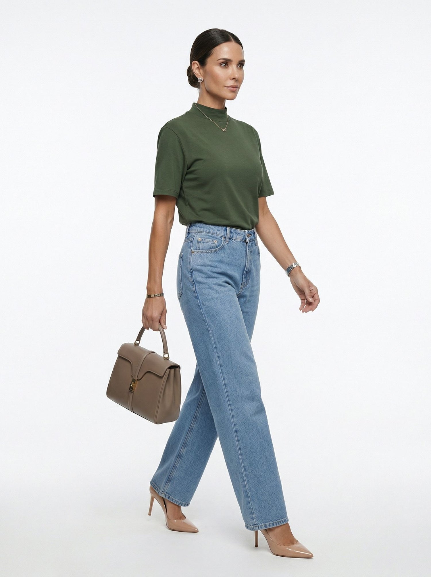 T-Shirt Megan - Verde Escuro