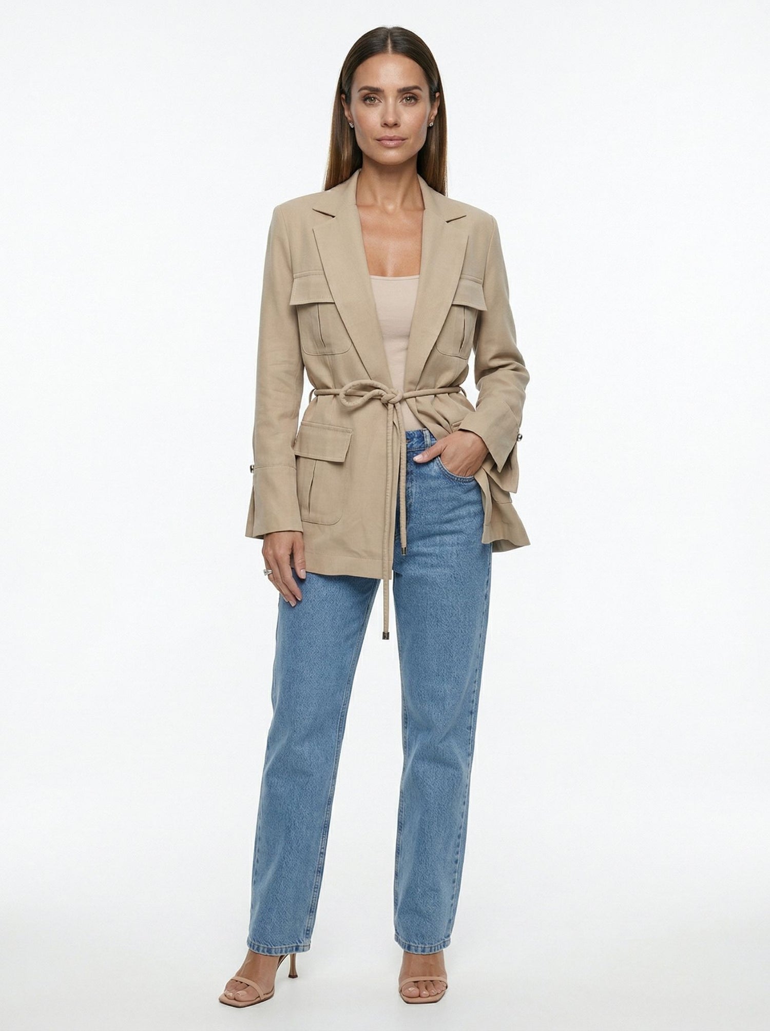 Blazer Lorena - Bege