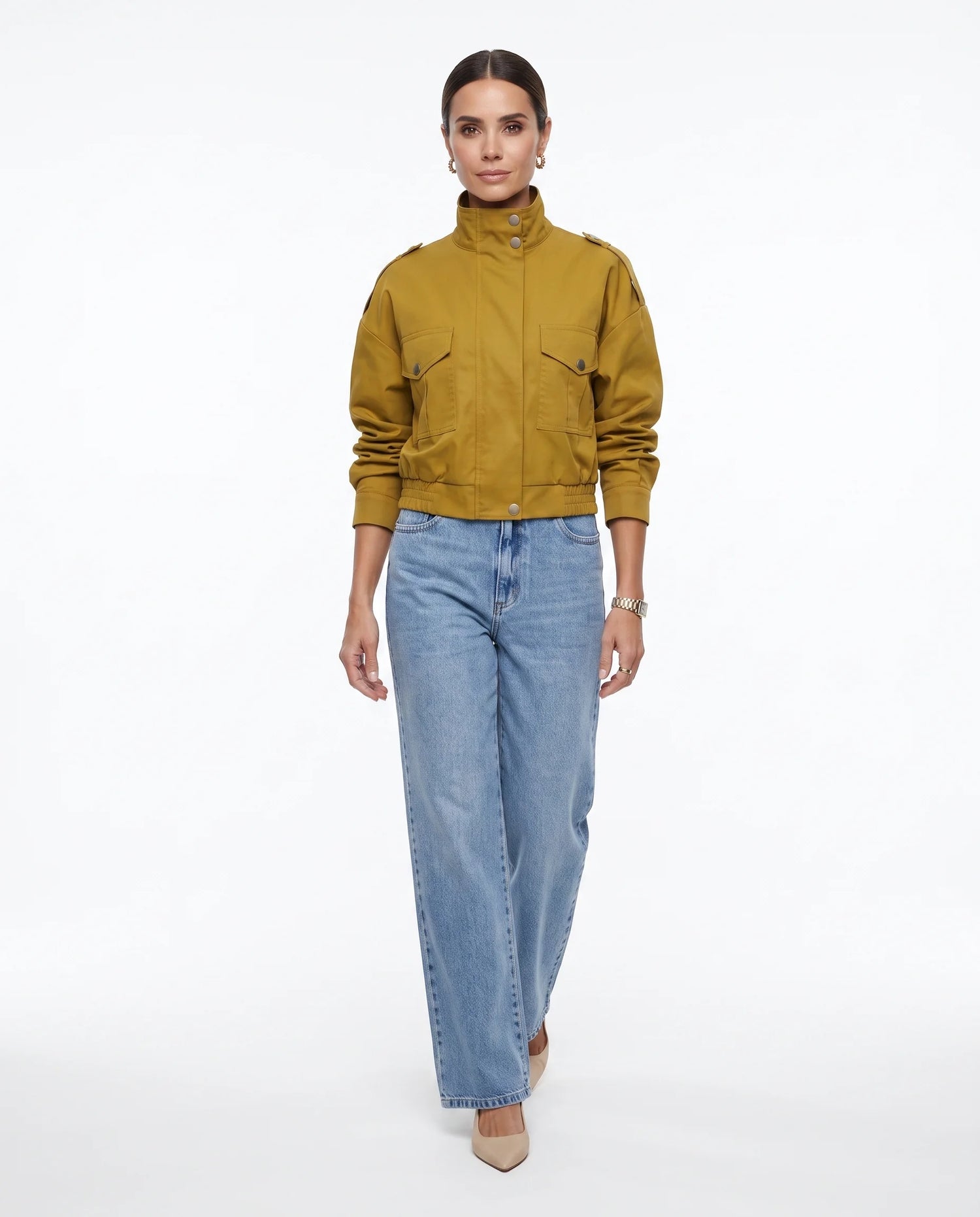Jaqueta Bomber Duda Golden