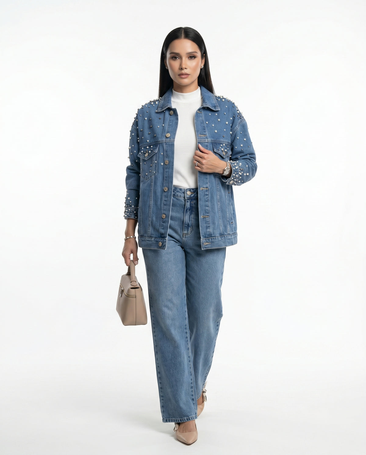 Jaqueta Jeans Mamo