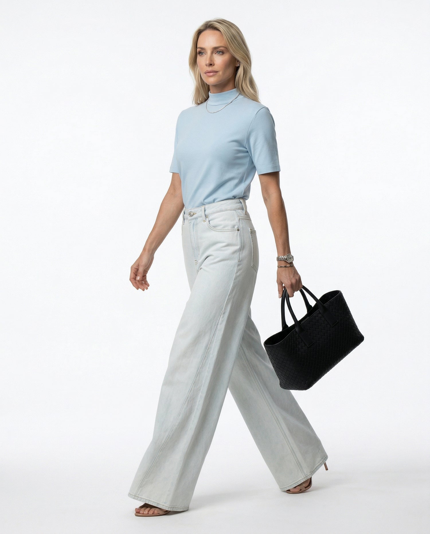 Calça Jeans Wide Leg