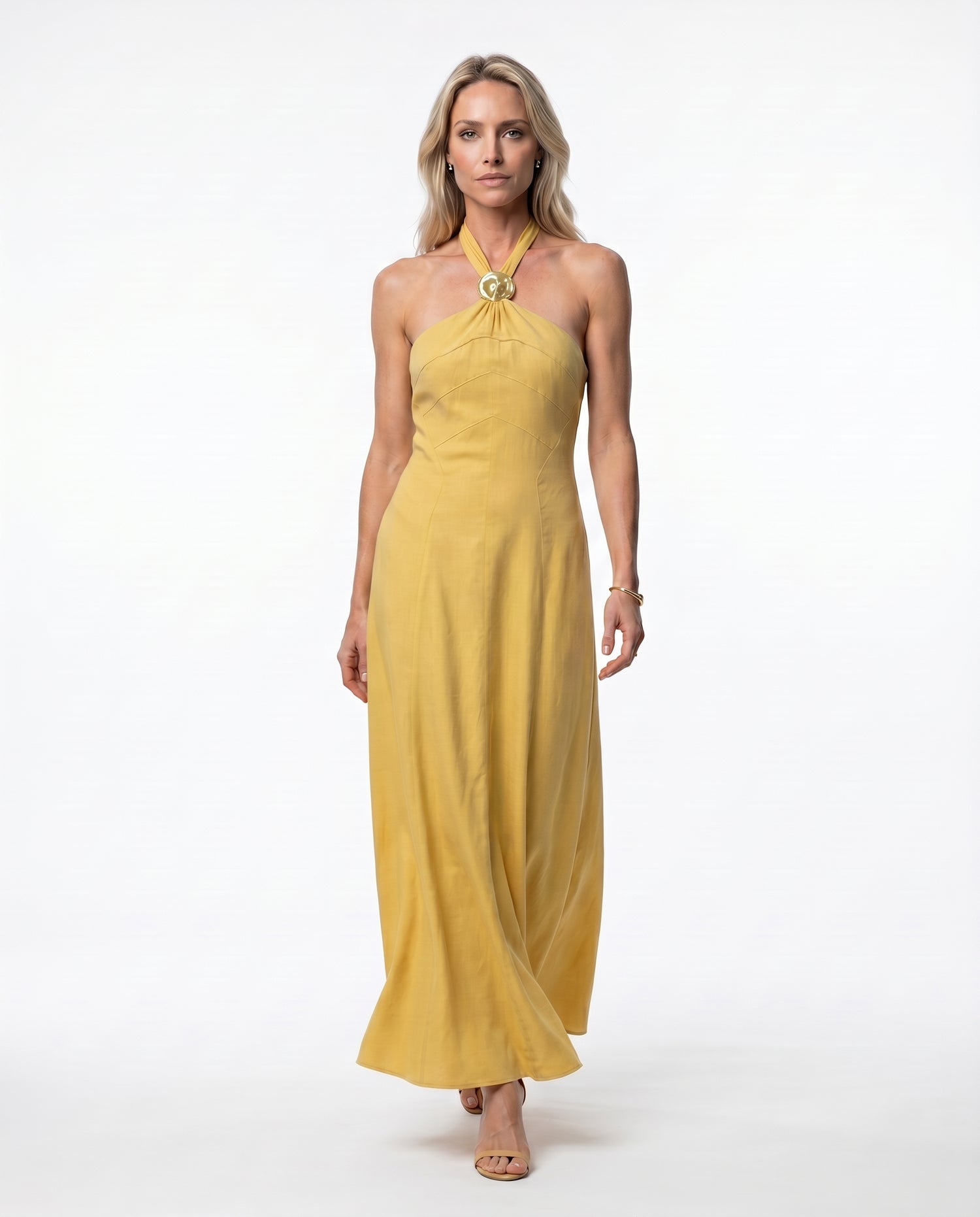Vestido Débora - Amarelo