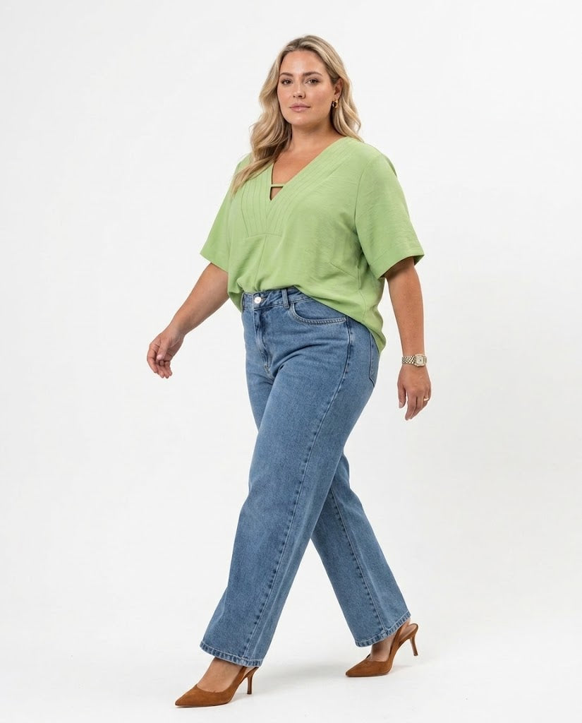 Blusa Marrant Decote - Verde