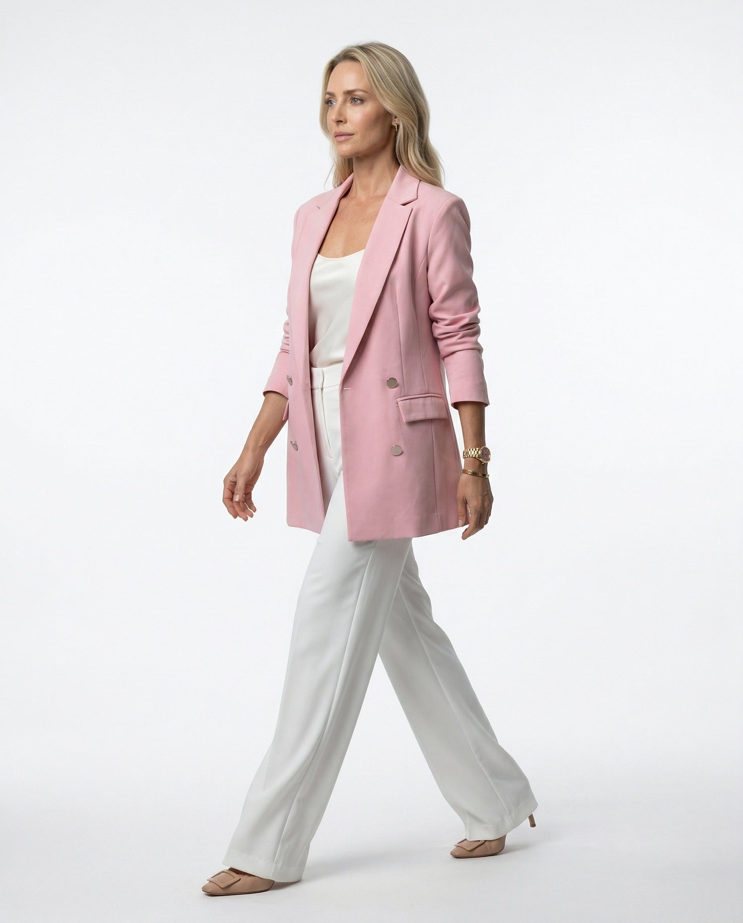 Blazer Max (4 botões) - Rosa Chiclete