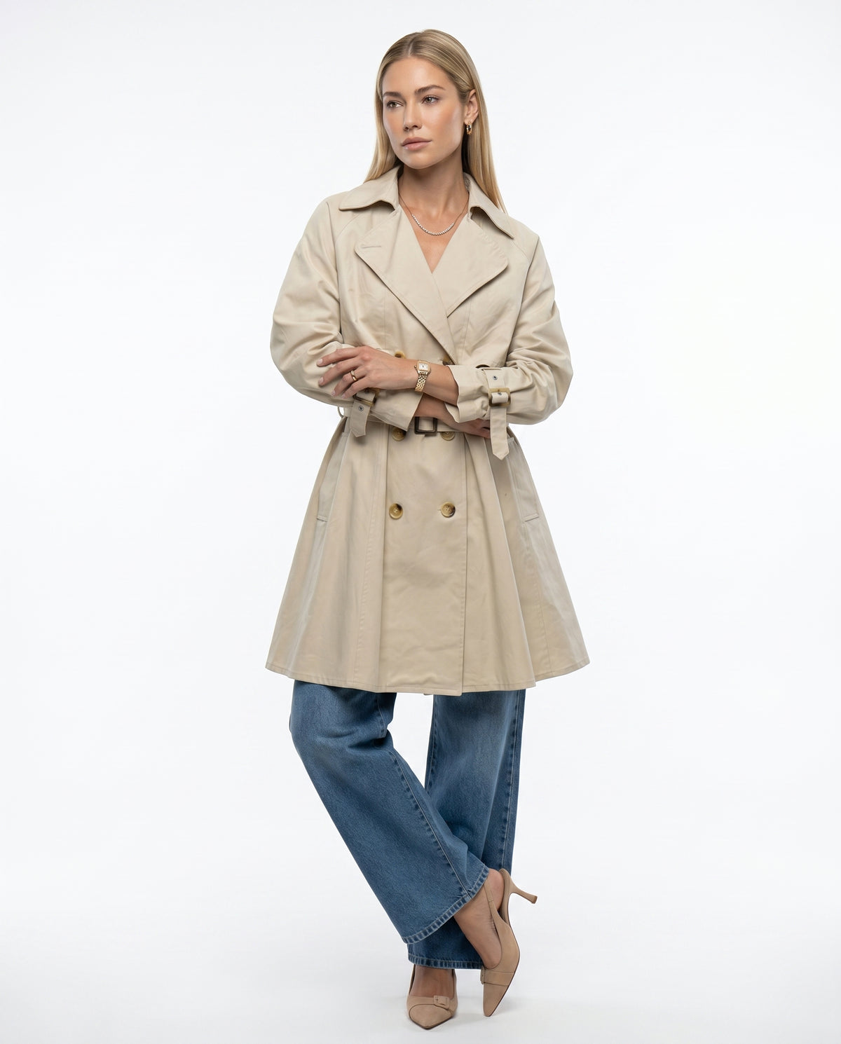 Casaco Trench Coat - Bege