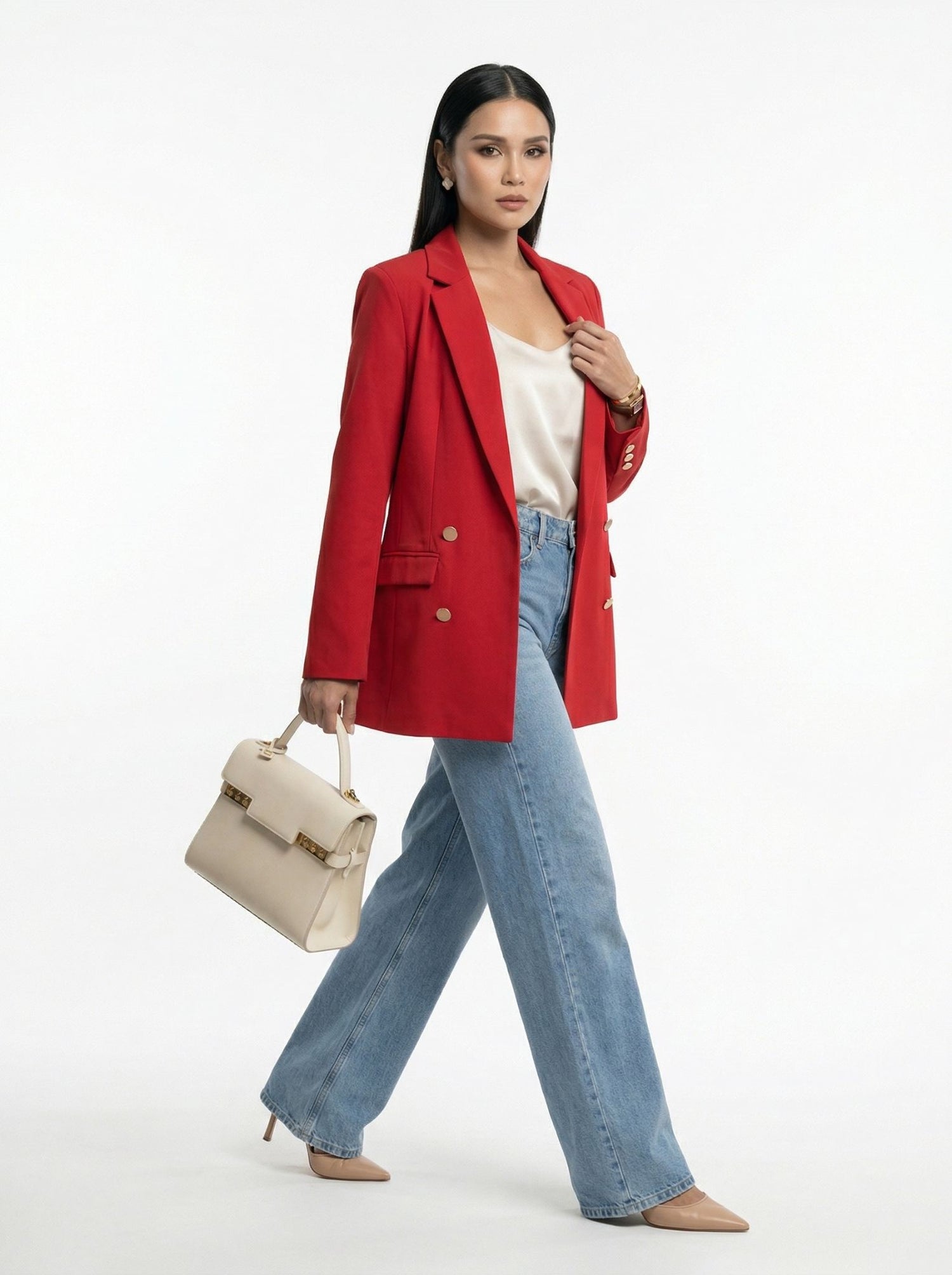 Blazer Max (4 botões) - Vermelho