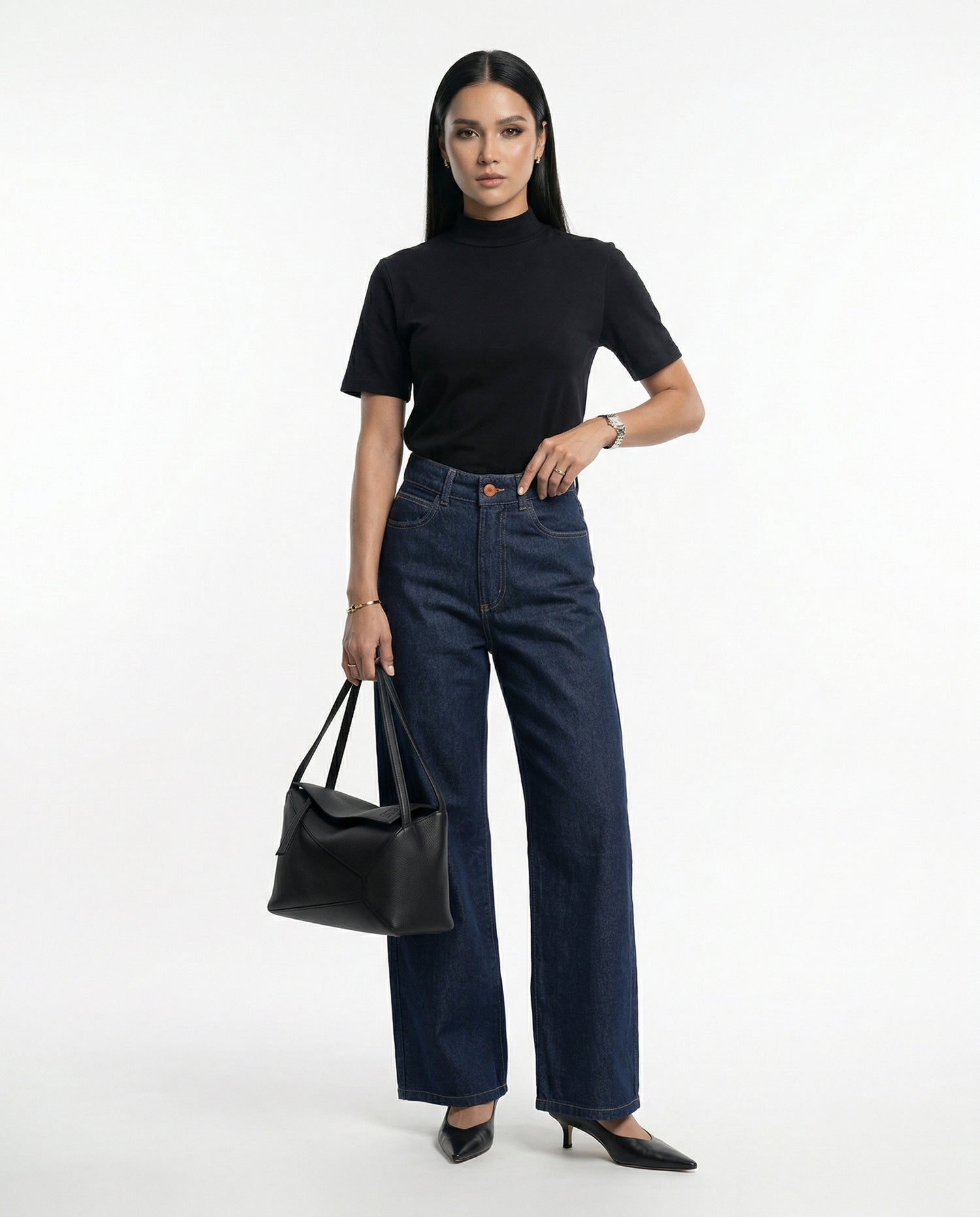 Calça Reta Jade Hadid