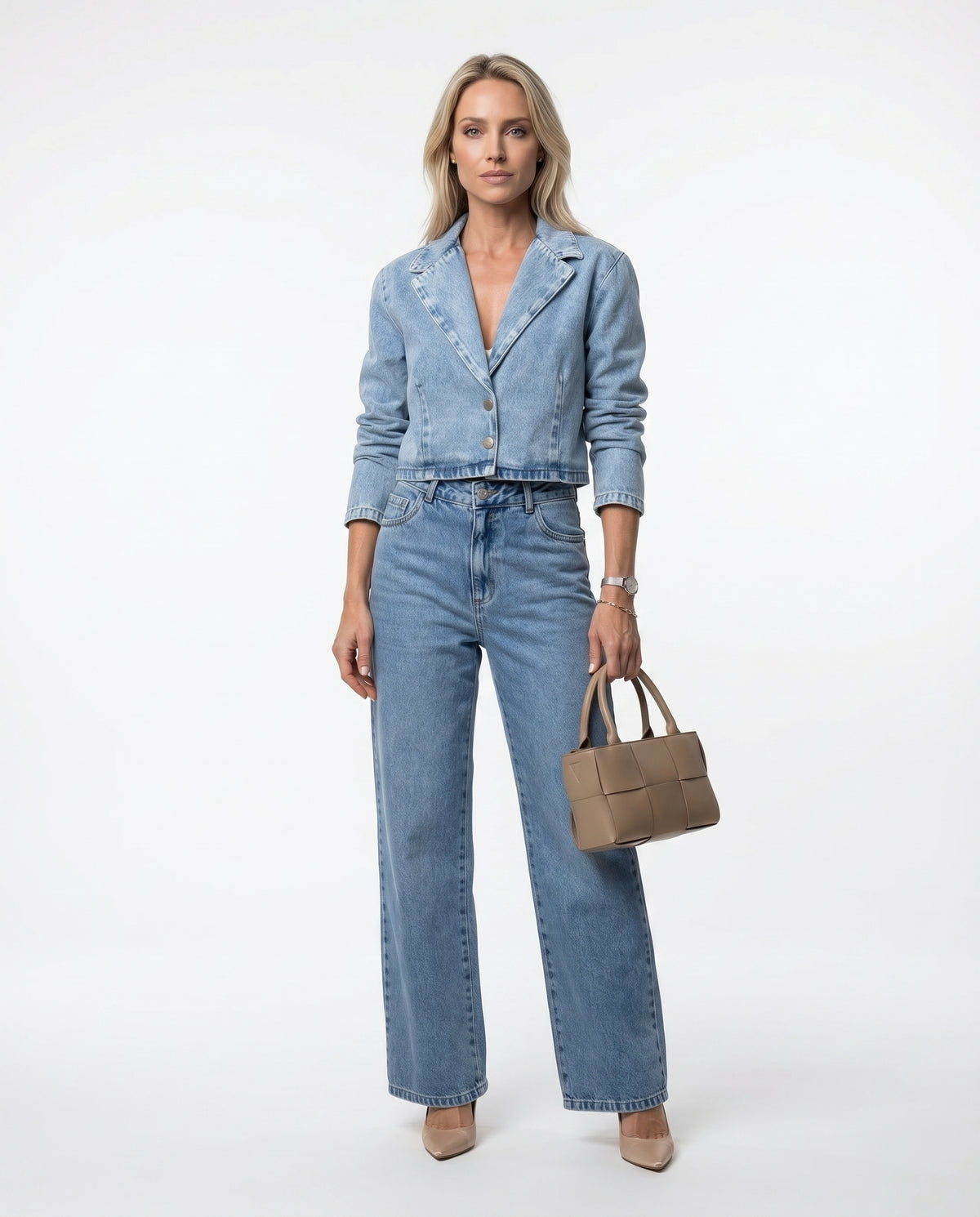 Blazer Cropped Sandra Oliveira