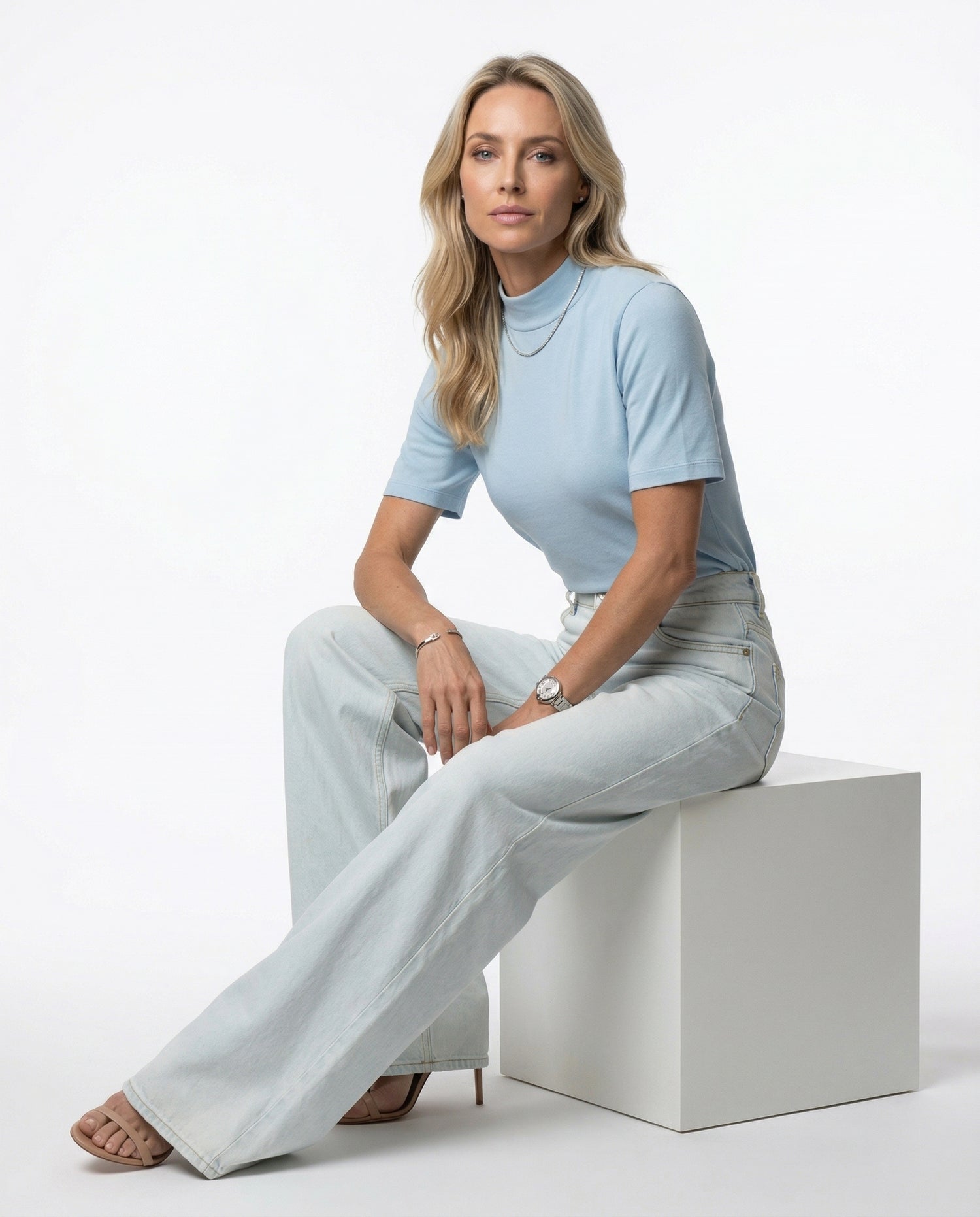 Calça Jeans Wide Leg