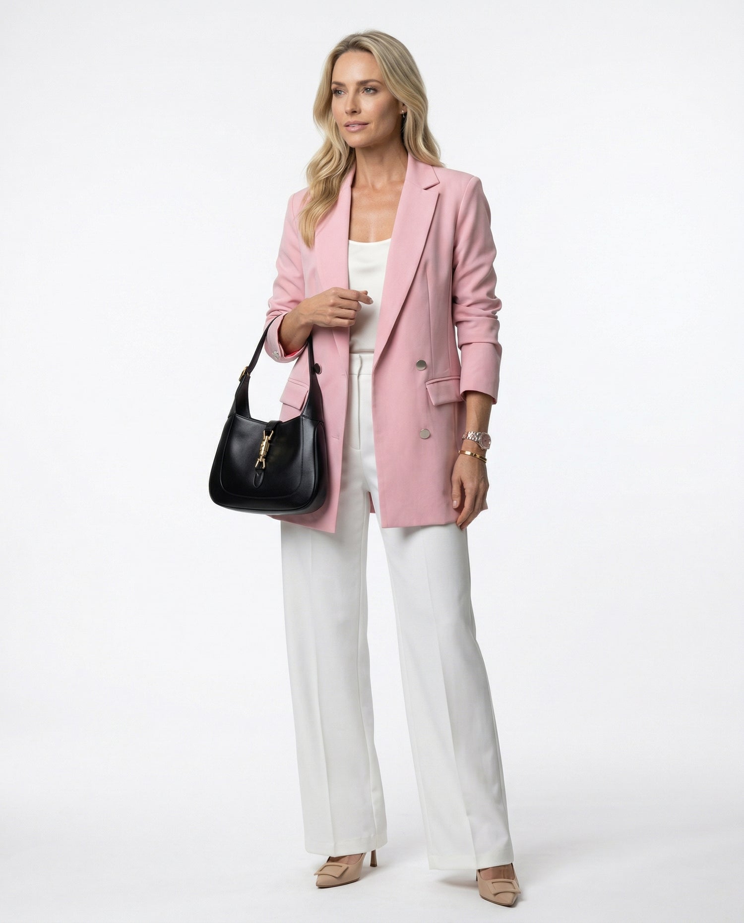 Blazer Max (4 botões) - Rosa Chiclete