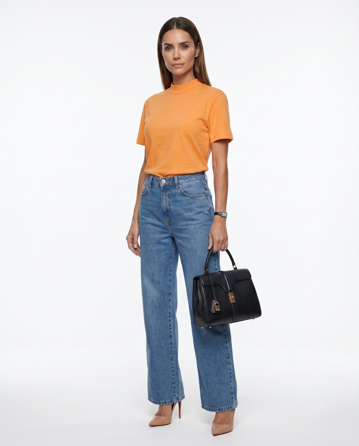 T-shirt Megan - Laranja