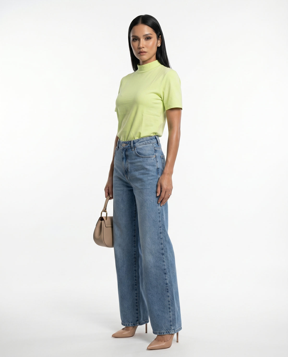 T-shirt Megan - Verde Lima
