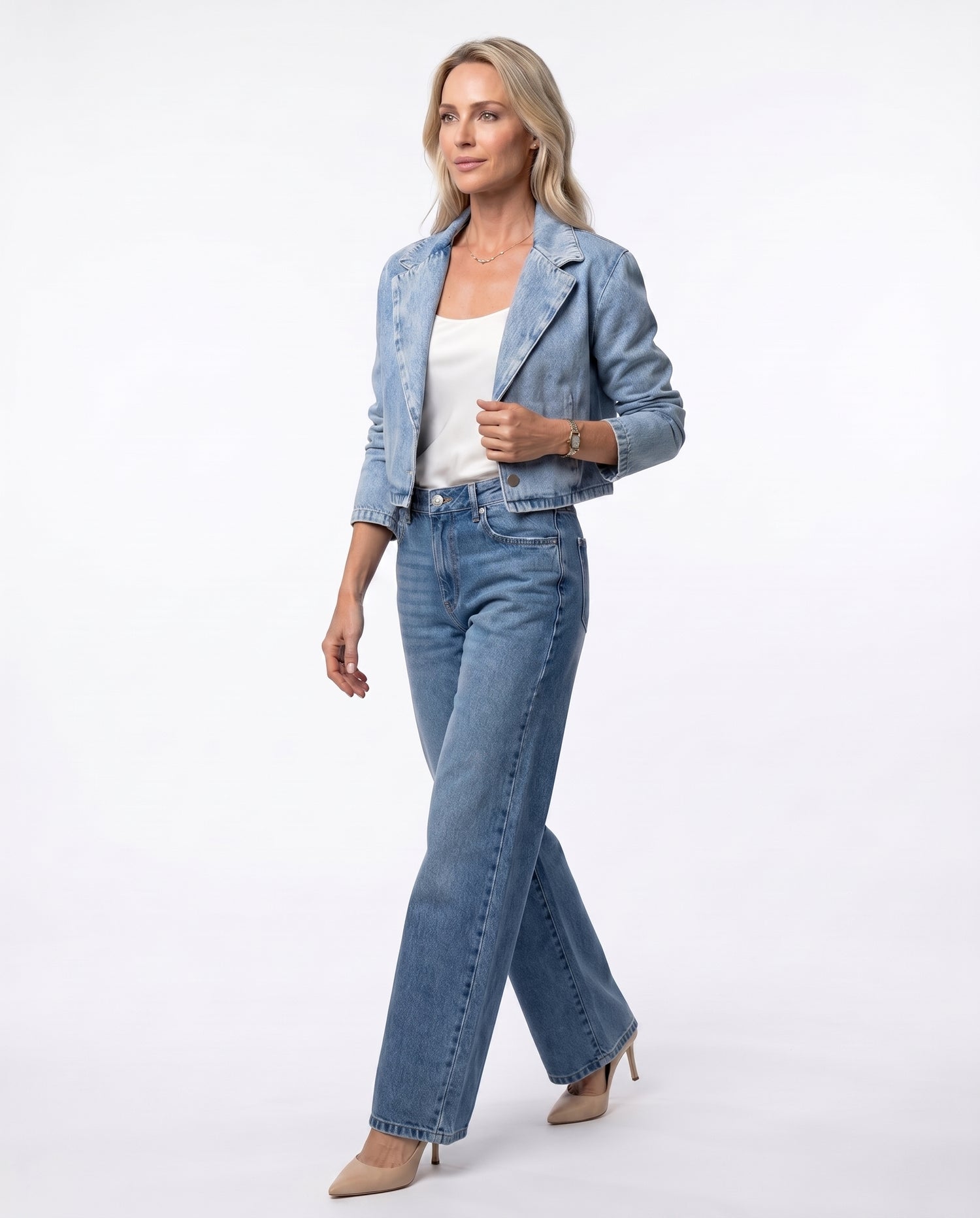 Blazer Cropped Sandra Oliveira