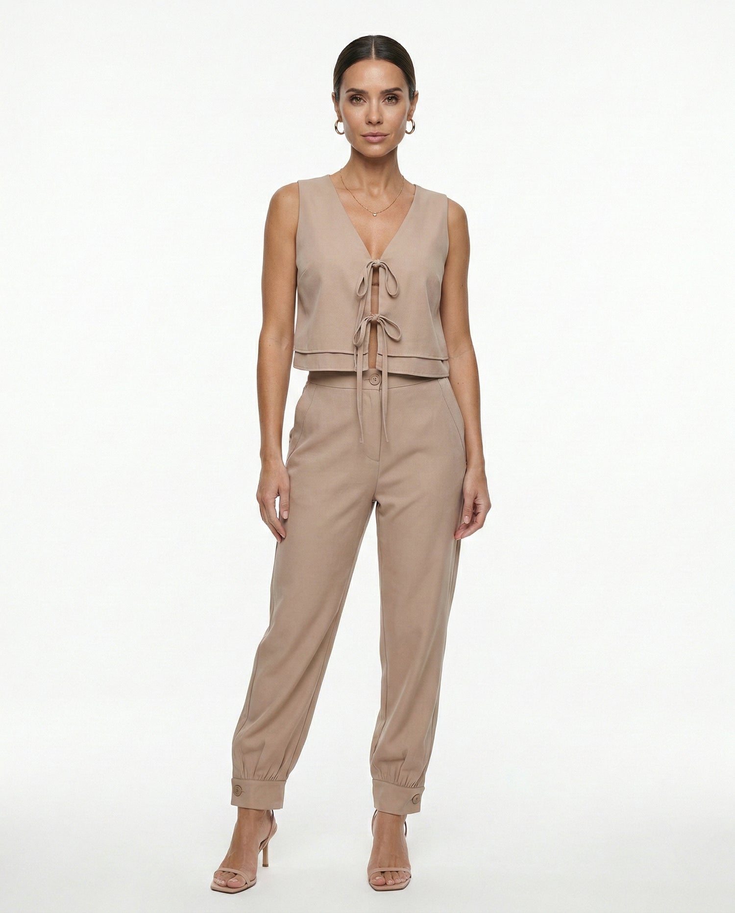 Conjunto Stella - Marrom
