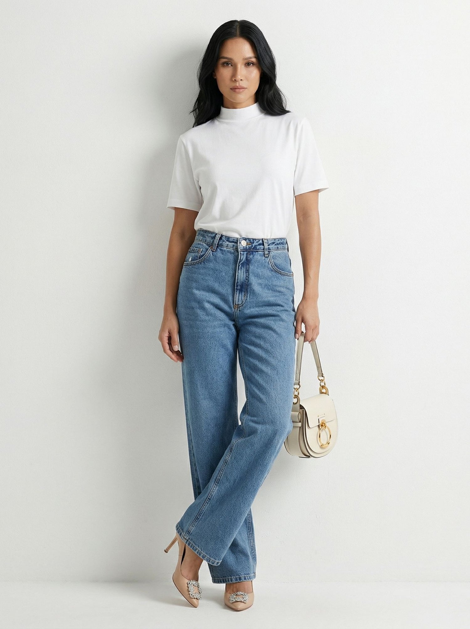 Calça Wide Alta Thassia Ferri